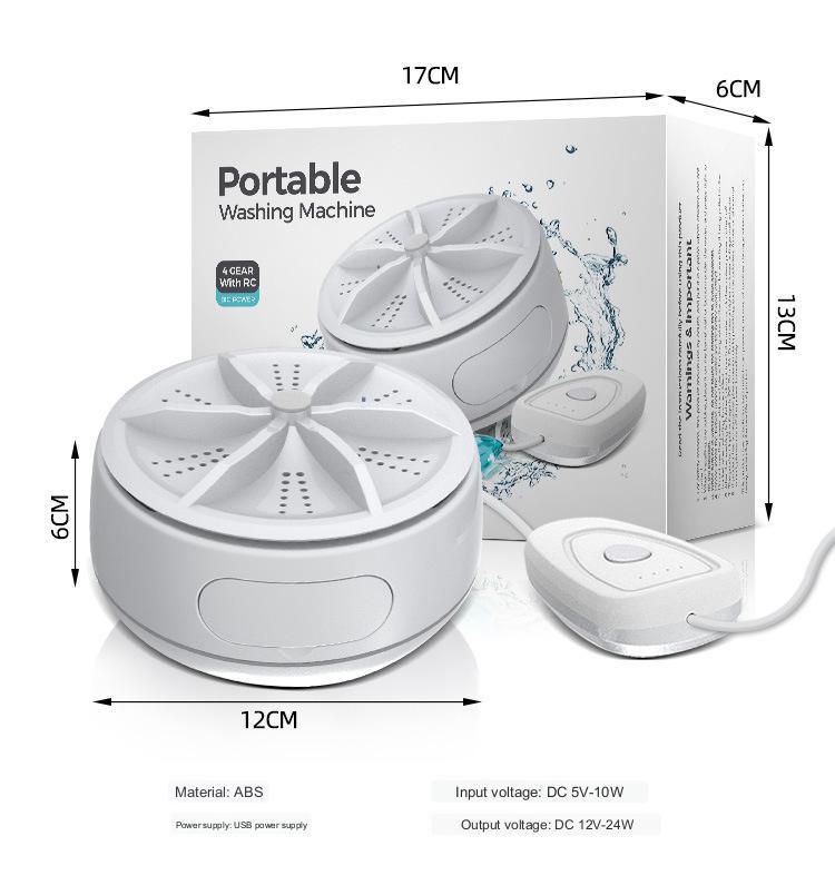Portable Turbo Remote Control Washing Machine