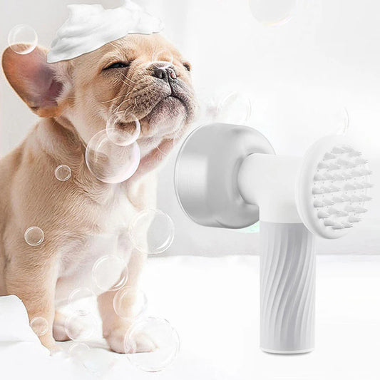 Automatic Pet Grooming Brush With Soap Dispenser