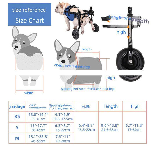 Disabled Pet Dog Wheelchair Scooter - PawFi