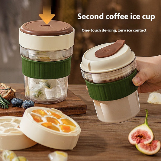 500ML Iced Brew Coffee Cup With Ice Cube Tray