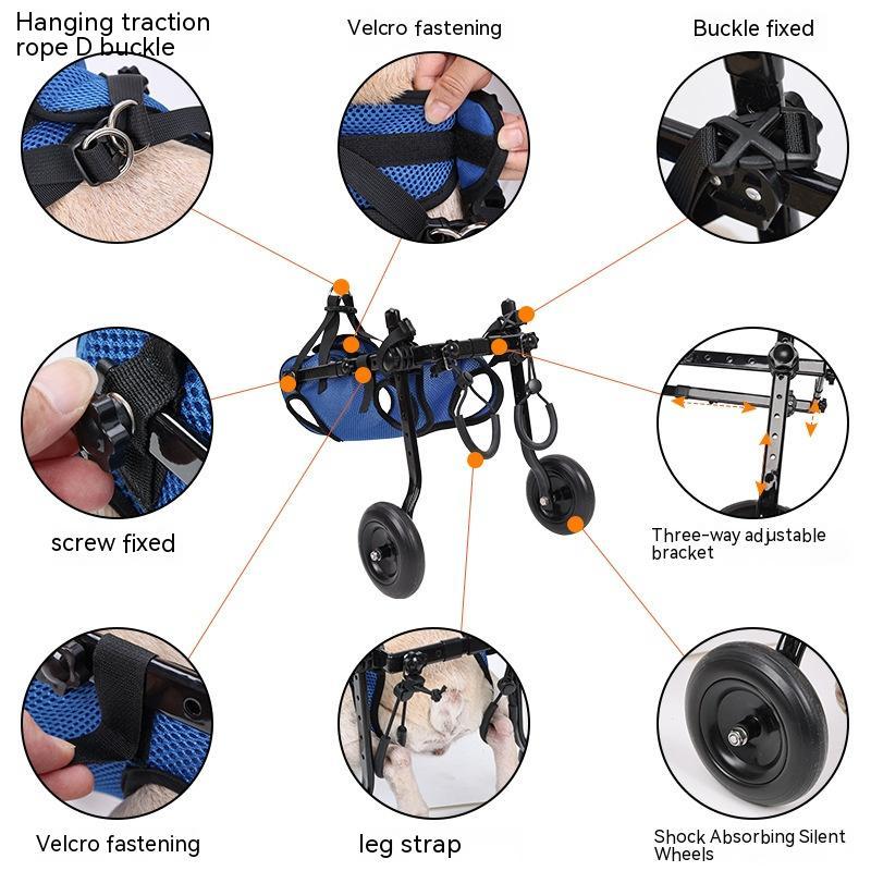 Disabled Pet Dog Wheelchair Scooter - PawFi