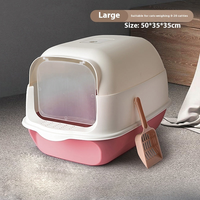 Fully Enclosed Cat Litter Box Toilet - PawFi
