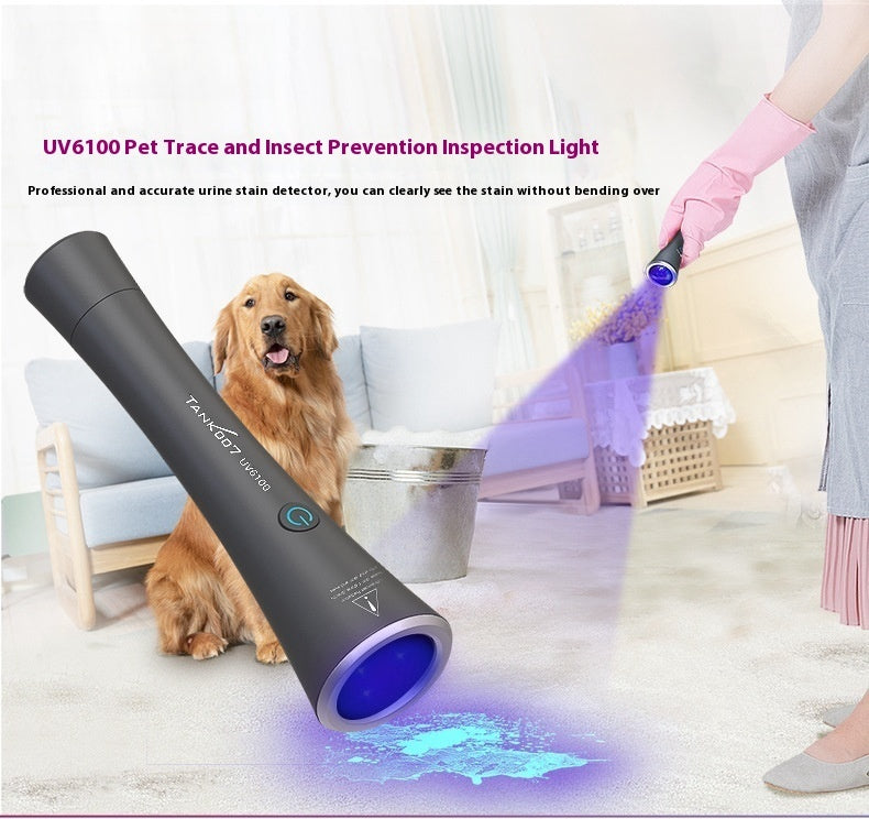 UV Flashlight Pet Urine Stain Marks Detector - PawFi