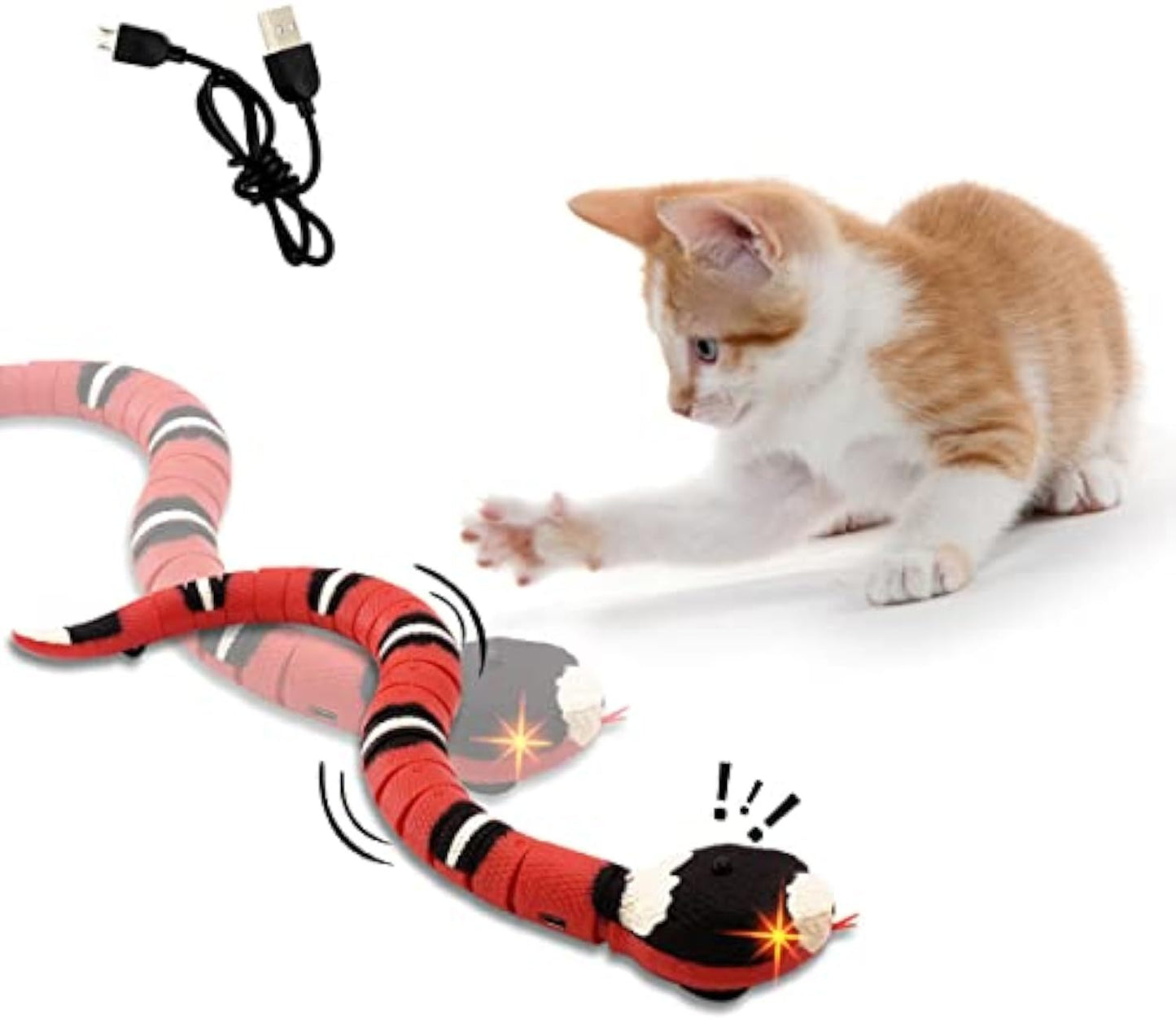 Interactive Smart Sensing Snake Toy For Pet - PawFi