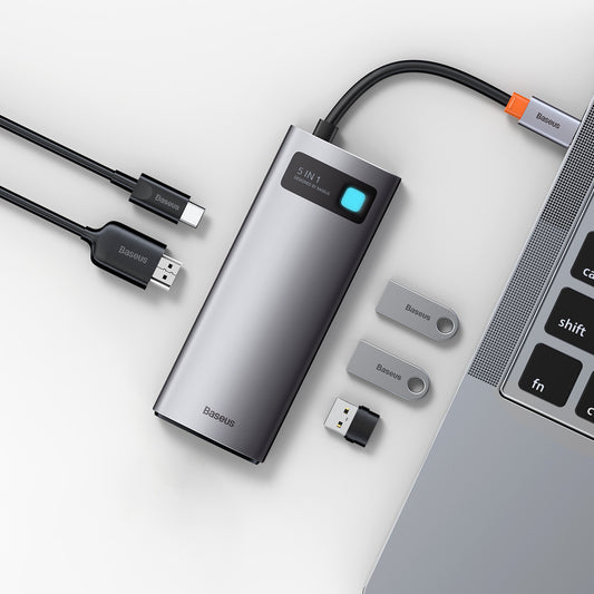 5 In 1 Multifunctional Type C HUB Docking Station