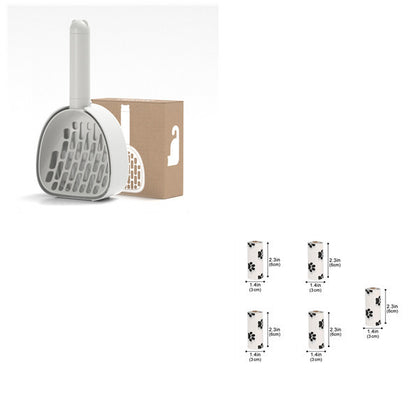 Durable Cat Litter PoopScooper With Base