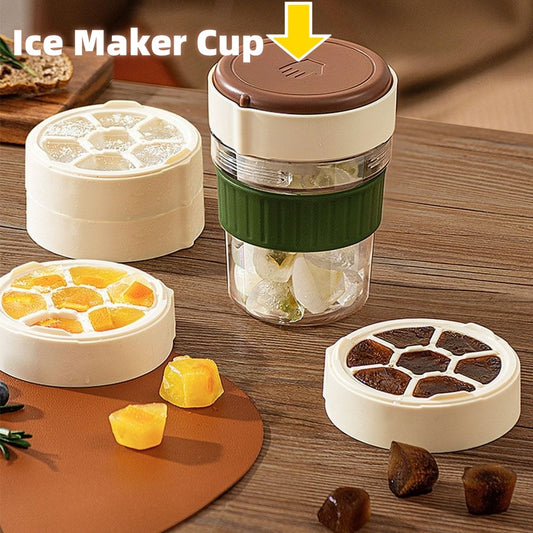 500ML Iced Brew Coffee Cup With Ice Cube Tray