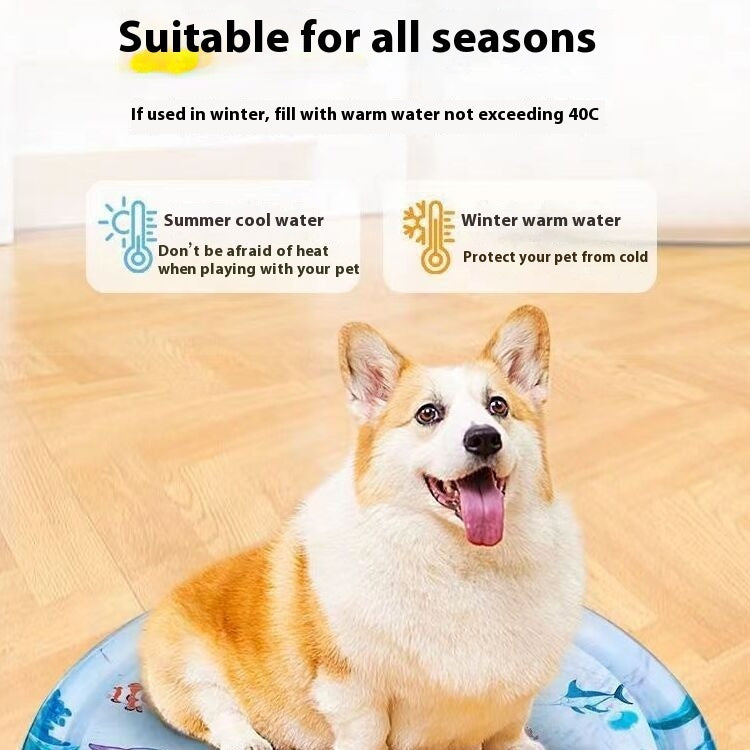 Summer Cooling Pet Water Cushion Bed