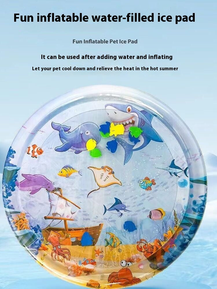 Summer Cooling Pet Water Cushion Bed