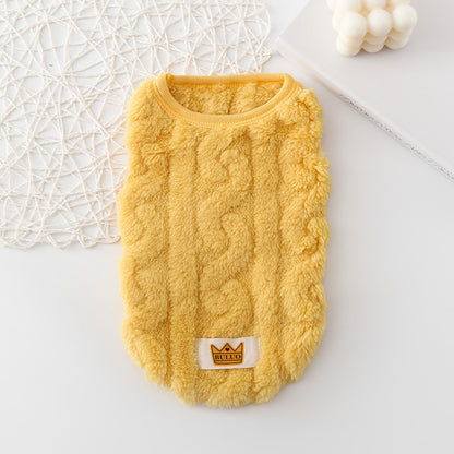 Pet Thermal Knitting Thickened Vest