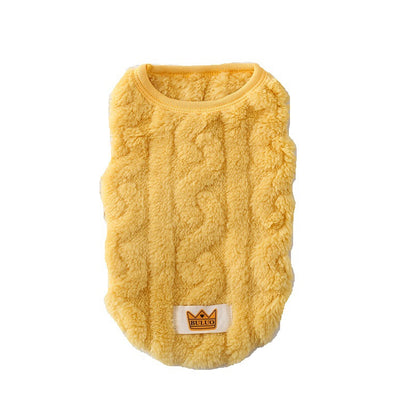 Pet Thermal Knitting Thickened Vest