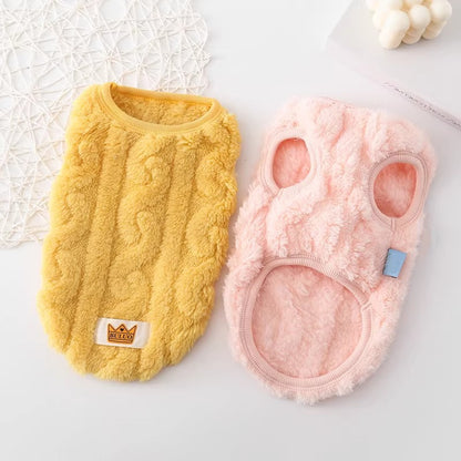 Pet Thermal Knitting Thickened Vest
