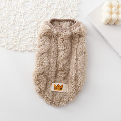 Pet Thermal Knitting Thickened Vest