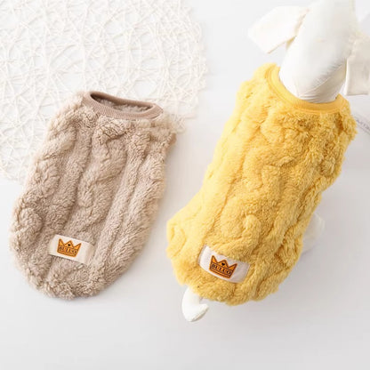 Pet Thermal Knitting Thickened Vest