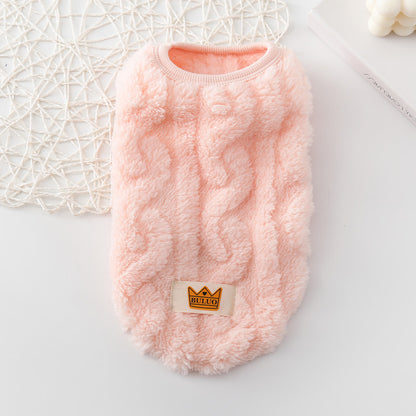 Pet Thermal Knitting Thickened Vest