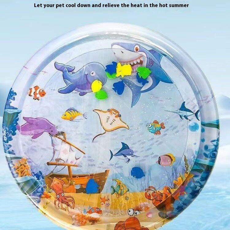 Summer Cooling Pet Water Cushion Bed