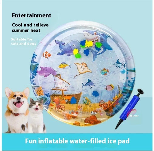 Summer Cooling Pet Water Cushion Bed