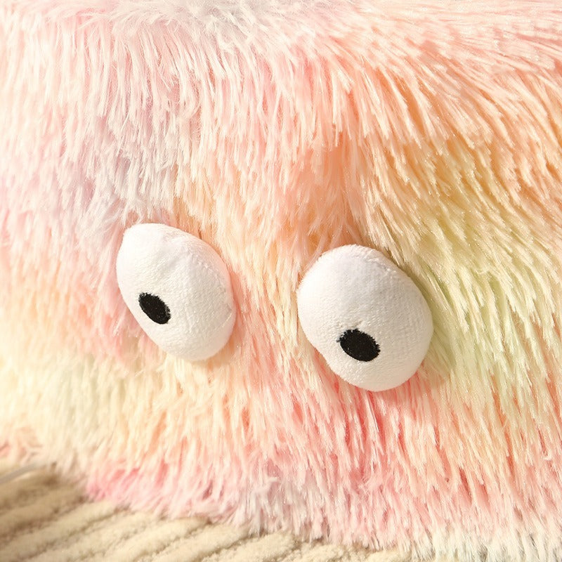 Cute Monster Eye Warm Round Nest Bed