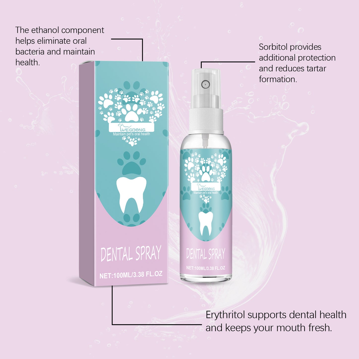 Pet Teeth Clean Mouth Spray Care