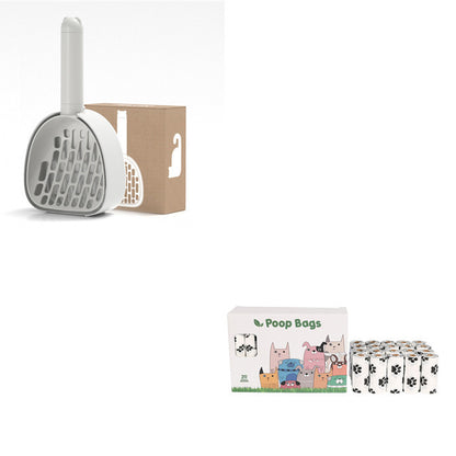 Durable Cat Litter PoopScooper With Base